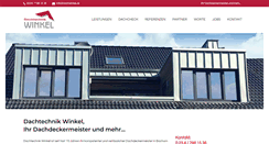 Desktop Screenshot of dachwinkel.de